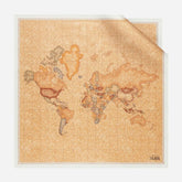 Alviero Martini - Foulard in seta Geo Classic 90x90, Avorio